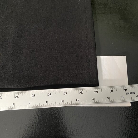 Quince Ultra Stretch Ponte Bootcut Pants Women's XL Petite Office Career Black - Picture 13 of 13